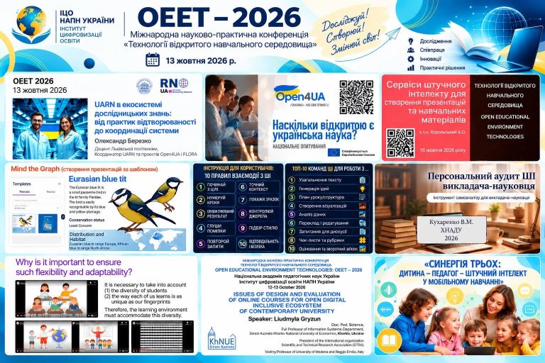 Відбулася міжнародна науково-практична конференція «Технології відкритого навчального середовища» (OEET 2026)